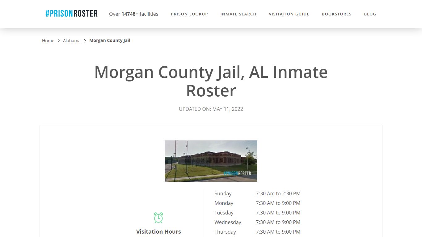 Morgan County Jail, AL Inmate Roster - Inmate Locator
